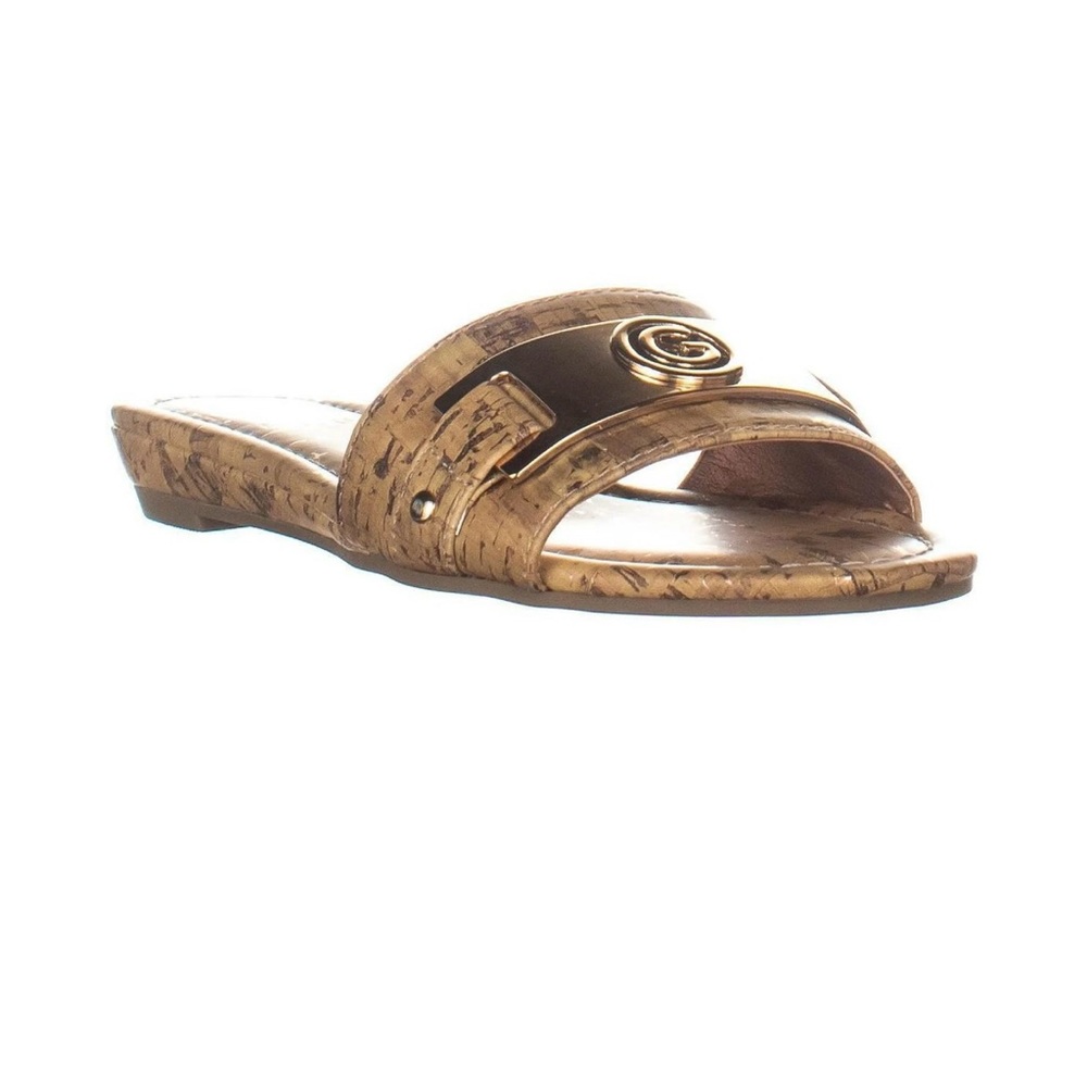 G by GUESS WOMEN’S cork style slip ons  size 8M - Picture 2 of 6